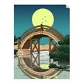 Picture of Japanese Bridge _GroupedProduct_Rectangle_Portrait_Unframed_Print_Only_