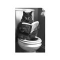Picture of Plus Size Kitty on the Loo _GroupedProduct_Rectangle_Portrait_Unframed_Print_Only_
