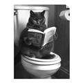 Picture of Plus Size Kitty on the Loo _GroupedProduct_Rectangle_Portrait_Unframed_Print_Only_