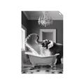 Picture of Joyful Elephant Bath Time _GroupedProduct_Rectangle_Portrait_Unframed_Print_Only_