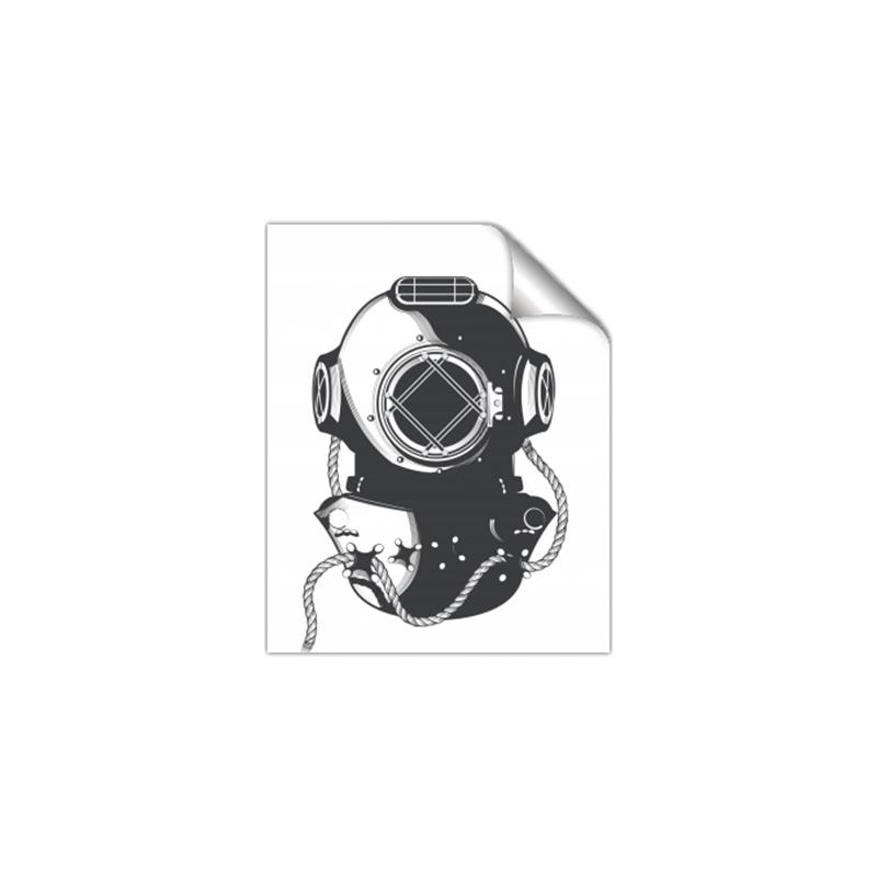 Picture of Vintage Diver Poster _GroupedProduct_Rectangle_Portrait_Unframed_Print_Only_