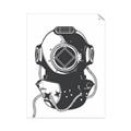 Picture of Vintage Diver Poster _GroupedProduct_Rectangle_Portrait_Unframed_Print_Only_