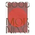 Picture of Good Morning Typography Poster _GroupedProduct_Rectangle_Portrait_Unframed_Print_Only_