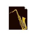 Picture of Golden Saxophone Poster _GroupedProduct_Rectangle_Portrait_Unframed_Print_Only_