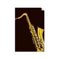 Picture of Golden Saxophone Poster _GroupedProduct_Rectangle_Portrait_Unframed_Print_Only_