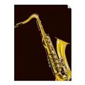 Picture of Golden Saxophone Poster _GroupedProduct_Rectangle_Portrait_Unframed_Print_Only_