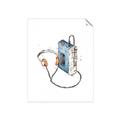 Picture of Retro Walkman Poster _GroupedProduct_Rectangle_Portrait_Unframed_Print_Only_