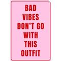 Picture of Bad Vibes Typography Poster _GroupedProduct_Rectangle_Portrait_Unframed_Print_Only_