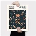 Picture of Flower Market London Poster _GroupedProduct_Rectangle_Portrait_Canvas_
