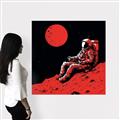 Picture of Retro Moonwalk Poster _GroupedProduct_Square_Canvas_