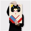 Picture of Geisha Retro Poster _GroupedProduct_Rectangle_Portrait_Canvas_