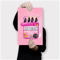 Picture of Sardines Tin Can Pink _GroupedProduct_Rectangle_Portrait_Canvas_
