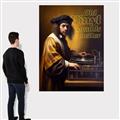 Picture of Old Vinyl Sounds Better Typography Poster _GroupedProduct_Rectangle_Portrait_Canvas_