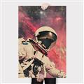 Picture of Astronaut in  Space _GroupedProduct_Rectangle_Portrait_Canvas_