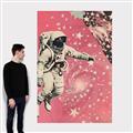 Picture of Astronaut in  Space _GroupedProduct_Rectangle_Portrait_Canvas_