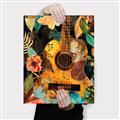 Picture of Music Guitar Collage  _GroupedProduct_Rectangle_Portrait_Canvas_