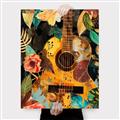 Picture of Music Guitar Collage  _GroupedProduct_Rectangle_Portrait_Canvas_