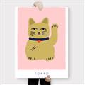 Picture of Maneki Neko – Lucky Cat _GroupedProduct_Rectangle_Portrait_Canvas_