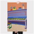 Picture of Retro Style Piano _GroupedProduct_Rectangle_Portrait_Canvas_