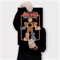 Picture of Robo Neko Cat Poster _GroupedProduct_Rectangle_Portrait_Canvas_