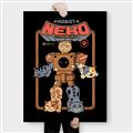 Picture of Robo Neko Cat Poster _GroupedProduct_Rectangle_Portrait_Canvas_