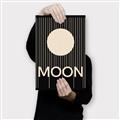 Picture of Moon Typography Poster _GroupedProduct_Rectangle_Portrait_Canvas_
