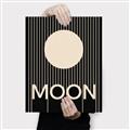Picture of Moon Typography Poster _GroupedProduct_Rectangle_Portrait_Canvas_