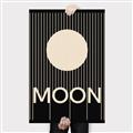 Picture of Moon Typography Poster _GroupedProduct_Rectangle_Portrait_Canvas_