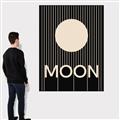 Picture of Moon Typography Poster _GroupedProduct_Rectangle_Portrait_Canvas_
