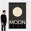 Picture of Moon Typography Poster _GroupedProduct_Rectangle_Portrait_Canvas_