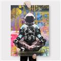 Picture of Retro Spaceman Poster _GroupedProduct_Rectangle_Portrait_Canvas_