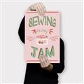 Picture of Sewing is my Jam Typography Poster _GroupedProduct_Rectangle_Portrait_Canvas_