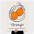 Picture of Food Art - Oranges Valencia Fruit Market _GroupedProduct_Rectangle_Portrait_Canvas_