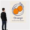Picture of Food Art - Oranges Valencia Fruit Market _GroupedProduct_Rectangle_Portrait_Canvas_