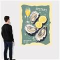 Picture of Oysters Poster _GroupedProduct_Rectangle_Portrait_Canvas_