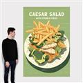 Picture of Caesar Salad Poster _GroupedProduct_Rectangle_Portrait_Canvas_