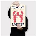 Picture of You are My Lobster Poster _GroupedProduct_Rectangle_Portrait_Canvas_