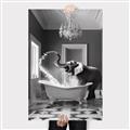 Picture of Joyful Elephant Bath Time _GroupedProduct_Rectangle_Portrait_Canvas_