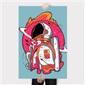 Picture of Space Explorer Poster _GroupedProduct_Rectangle_Portrait_Canvas_