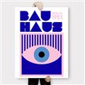 Picture of Bauhaus Eye Poster _GroupedProduct_Rectangle_Portrait_Canvas_