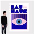 Picture of Bauhaus Eye Poster _GroupedProduct_Rectangle_Portrait_Canvas_