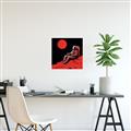 Picture of Retro Moonwalk Poster _GroupedProduct_Square_Canvas_