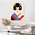 Picture of Geisha Retro Poster _GroupedProduct_Rectangle_Portrait_Canvas_