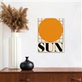 Picture of Sun Typography Poster _GroupedProduct_Rectangle_Portrait_Canvas_