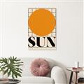Picture of Sun Typography Poster _GroupedProduct_Rectangle_Portrait_Canvas_