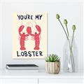 Picture of You are My Lobster Poster _GroupedProduct_Rectangle_Portrait_Canvas_