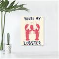 Picture of You are My Lobster Poster _GroupedProduct_Rectangle_Portrait_Canvas_