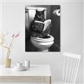 Picture of Plus Size Kitty on the Loo _GroupedProduct_Rectangle_Portrait_Canvas_