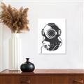 Picture of Vintage Diver Poster _GroupedProduct_Rectangle_Portrait_Canvas_