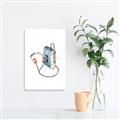 Picture of Retro Walkman Poster _GroupedProduct_Rectangle_Portrait_Canvas_